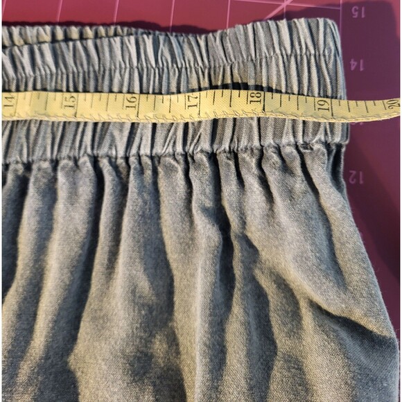 Vintage Muted Gray Emroidered Prairie Skirt Boho Cottagecore Tiered  Womens XL - Picture 7 of 11